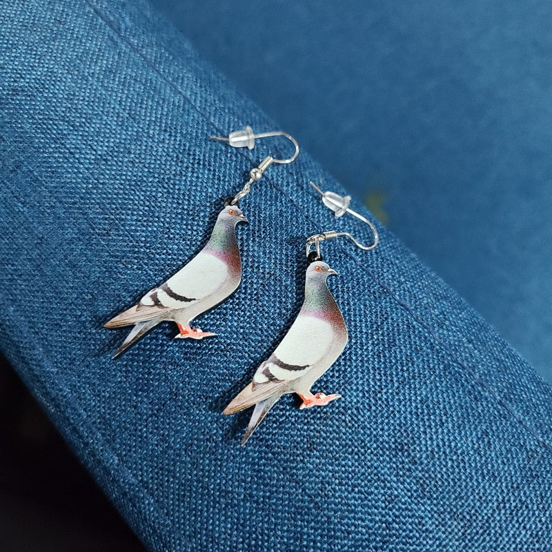 27 Styles Animals Birds Drop Earrings Cartoon Art Women Party Jewelry Ear