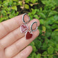 30 Styles Round Similing Face Heart Flower Huggies Earrings Women Girl Fashion