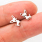 Chihuahua Stud Earrings Women Cute Stainless Steel Animal Dog Ear Studs Jewelry