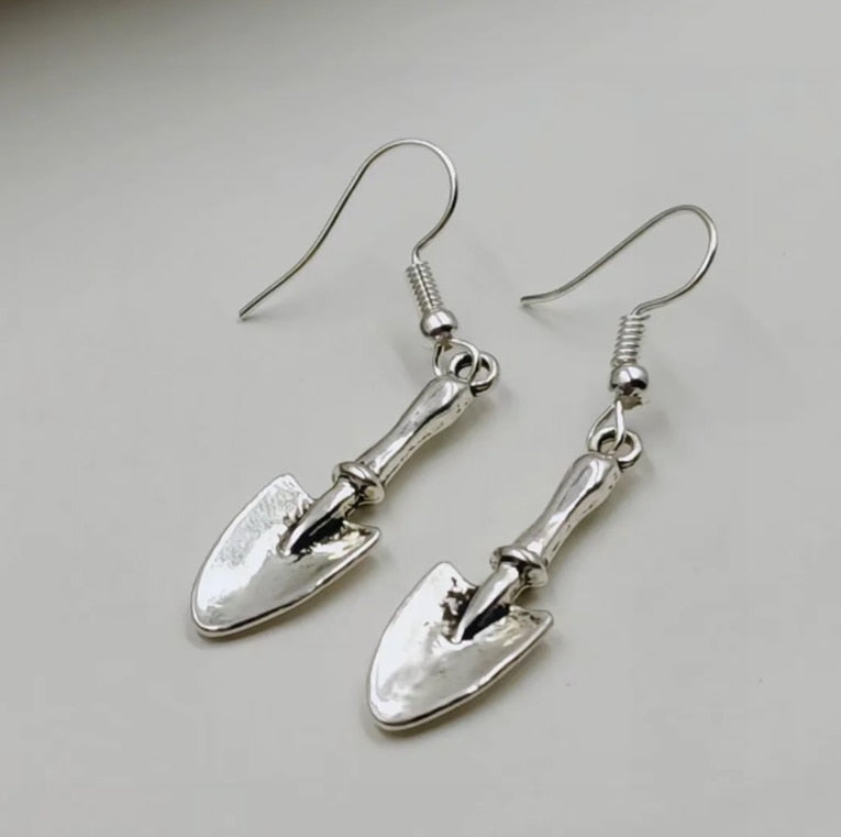 Metal Showel Drop Earrings Women Party Wedding Jewelry Dangle Gifts Earrings