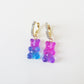 26 Styles Rhinestone Resin Bear Lady Cute Dangle Earrings for Women Jewelry