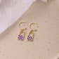 29 Styles Checkerboard Heart Lock Dangle Earrings Fashion Party Girls Pendant