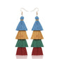 39 Styles  4 Layer Bohemian Multicolor Statement Tassel Dangle Earrings Women