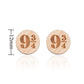 Wooden Numbers Lady Cute Stud Earrings for Women Jewelry Girls Earrings