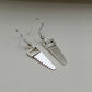 Metal Saw Drop Earrings Women Party Wedding Jewelry Dangle Gifts Earrings