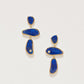 Irregular Royal Blue Drop Earrings Jewelry For Women Fashion Accessories Trendy