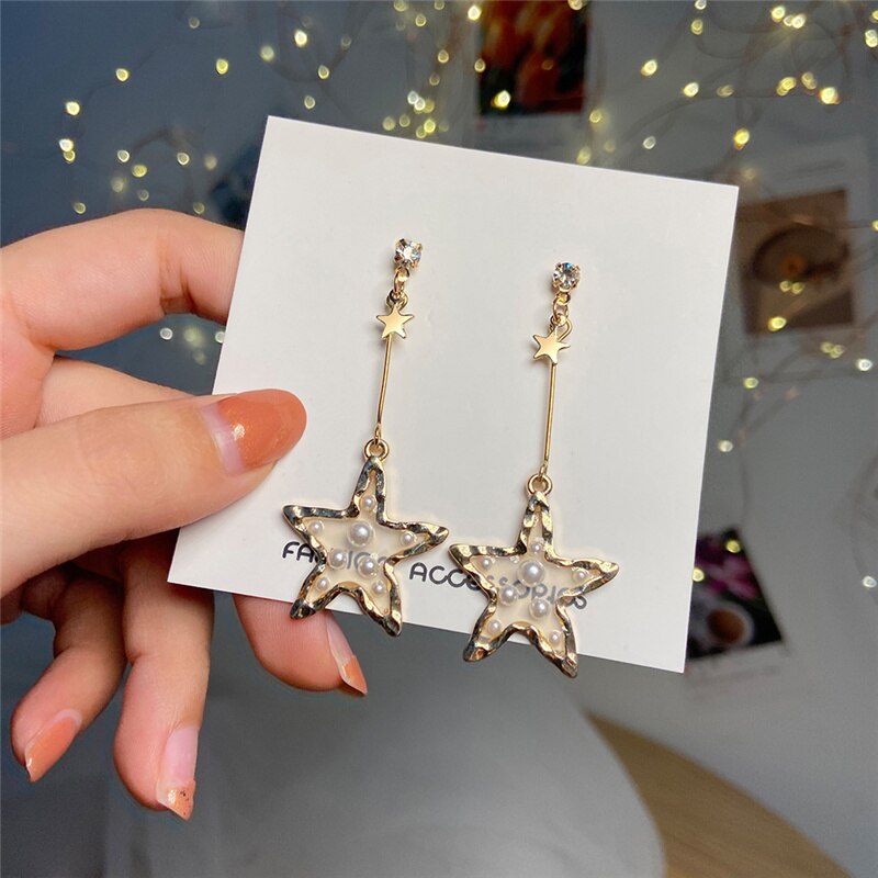 23 Styles Fashion Exquisted Pearls Earrings For Women Vintage Butterfly Stars