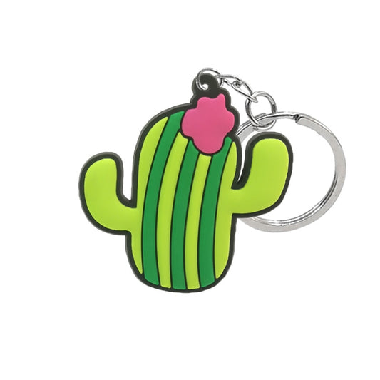 9 Styles Avocado apple flower anime keychain Cartoon Key Ring Pendant Key Holder