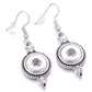 Textured Button Dangle Earrings for Fashion Stylish Jewelry Drop Earrings