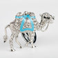 Blue Decor Camel keychain Cartoon Key Ring Anime Pendant Key Holder Art Gift