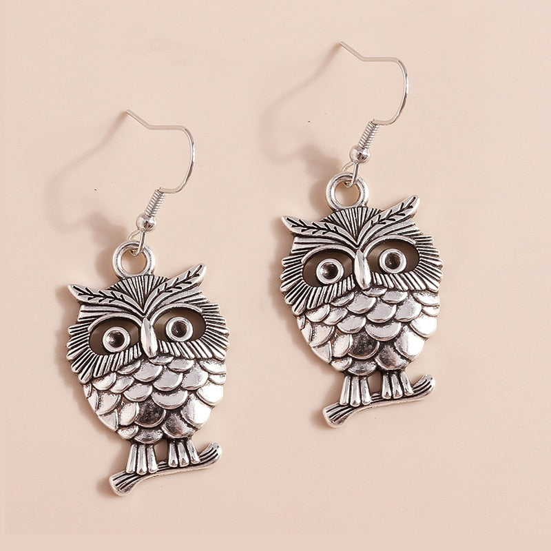 Big Eyes Owl Dangle Earrings Women Gifts Earring Cute Girls Eardrop Jewelry