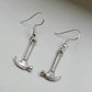 Metal Hammer Drop Earrings Women Party Wedding Jewelry Dangle Gifts Earrings