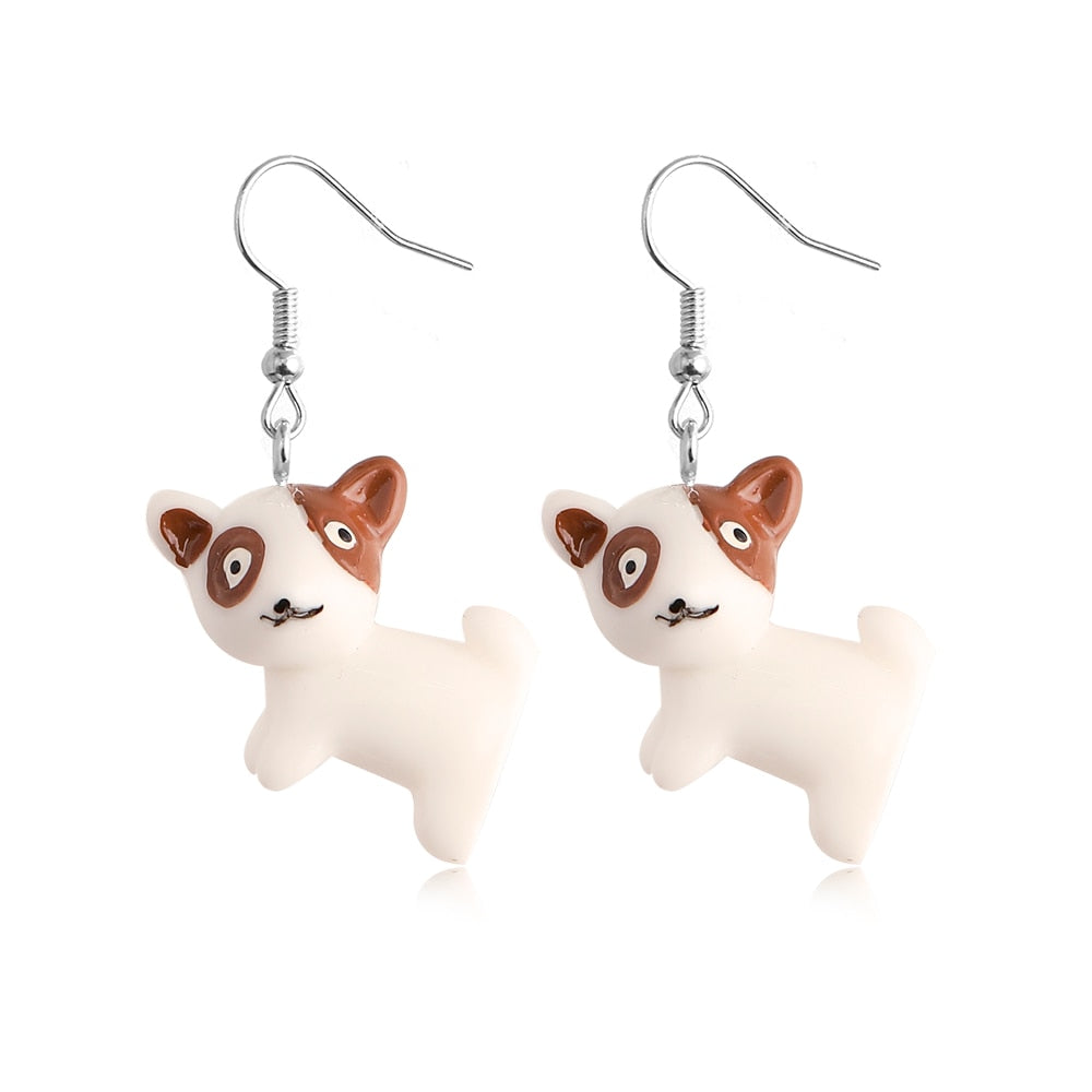 Funny Dog Drop Earrings Women Travel Fashion Cartoon Earrings Creative Jewelry