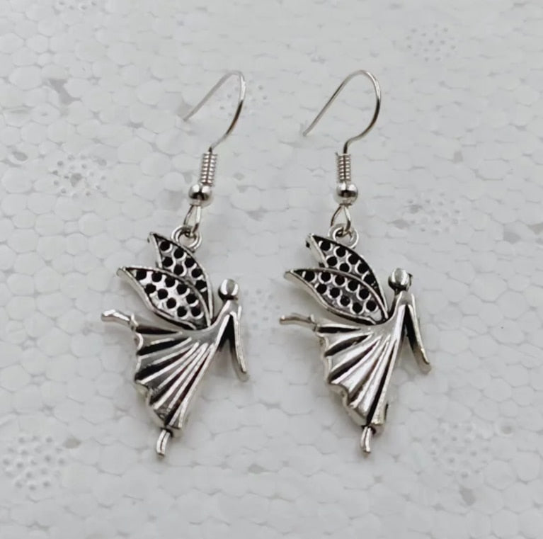 Flying Fairy Drop Earrings Fashion Party Girls Pendant Earrings Women Jewelry