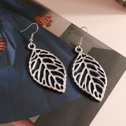 Hollow Tree Leaf Dangle Earrings Women Gifts Earring Cute Girls Eardrop Jewelry