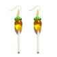 Carrot Resin Candy Lollipop Drop Earrings Cartoon Ear Pendants Accessories Women