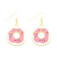 Donut Drop Earrings Cartoon Ear Pendants Accessories Women Art Jewelry
