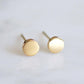 Mini Small Round Stainless Steel Earrings Women Stud Earrings Tiny Jewelry