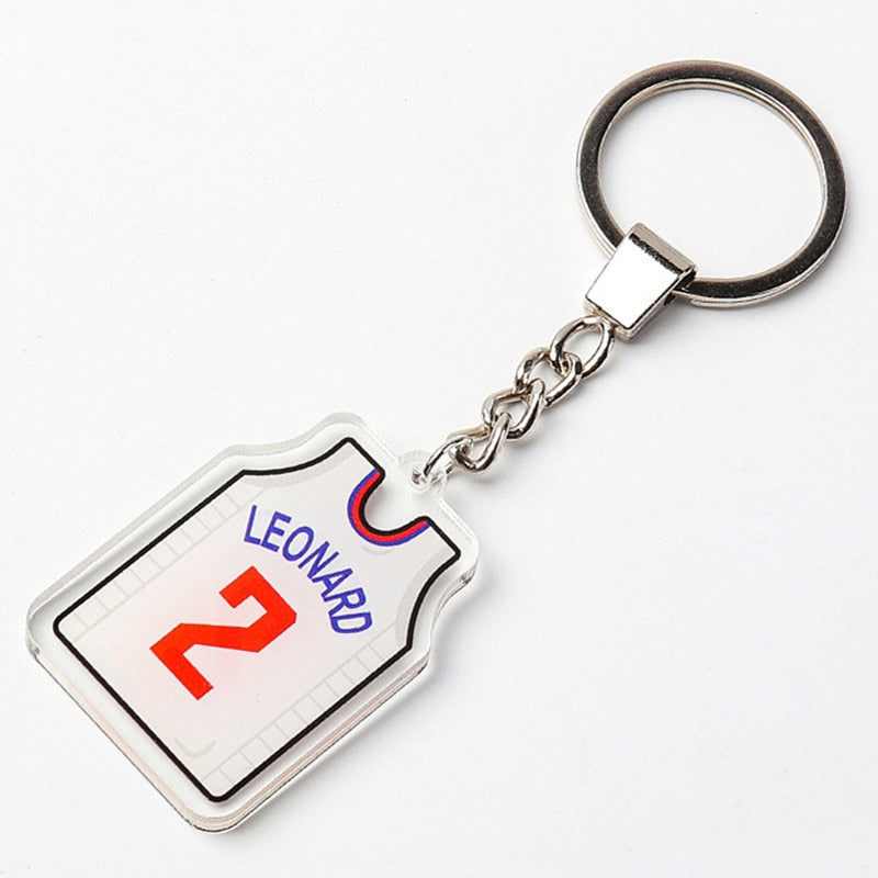 15 Styles Creative Jersey Keychain Pendant Key Chain Gift Basketball Fan Jewelry