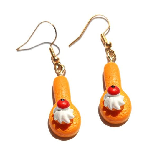 Pastry Handmade Resin Drop Earrings Cartoon Art Women Party Jewelry Ear Fashion