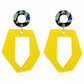 19 Styles Geometric Acrylic Irregular Hollow Circle Square Drop Earrings Modern