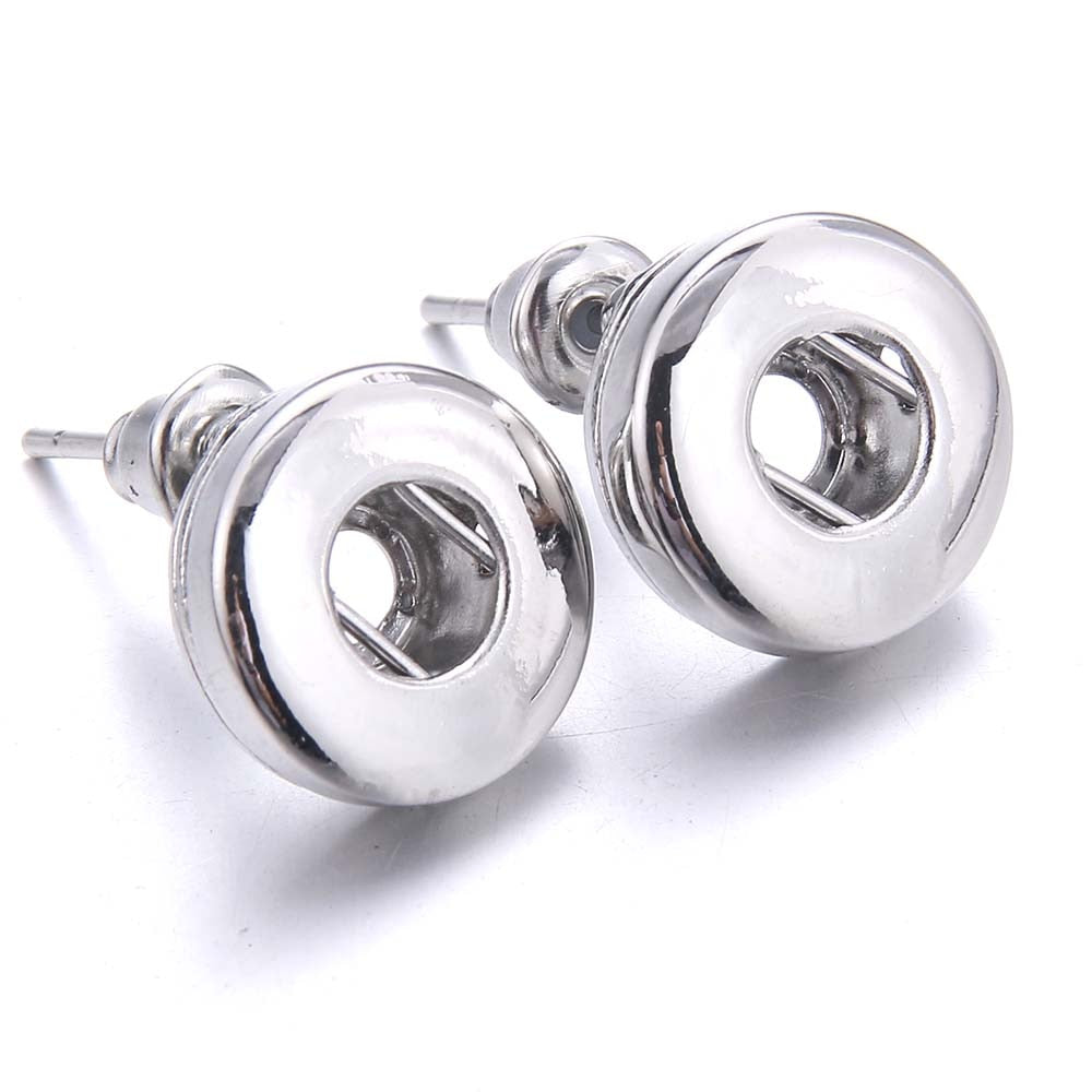 21 Styles Snap Buttons Dangle Drop Earrings for Fashion Stylish Jewelry Drop