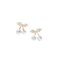Zircon Cherry Decor Earrings for Women Girls Ear Studs Jewelry Gift Fashion