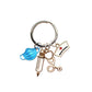 4 Styles Injection Syringe Stethoscope Nurse Cap Cartoon Keyring Cute Creative
