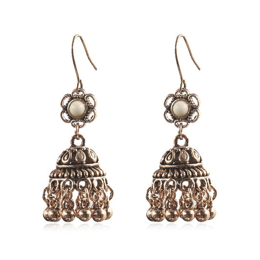 Jhumka Dangle Earrings Women Fashion Modern Accessories Cute Stylish Jewelry