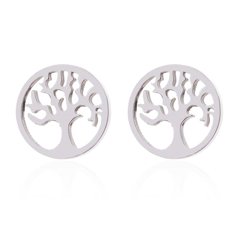 Tree Stud Earrings for Women Girls Ear Studs Jewelry Gift Fashion Earrings