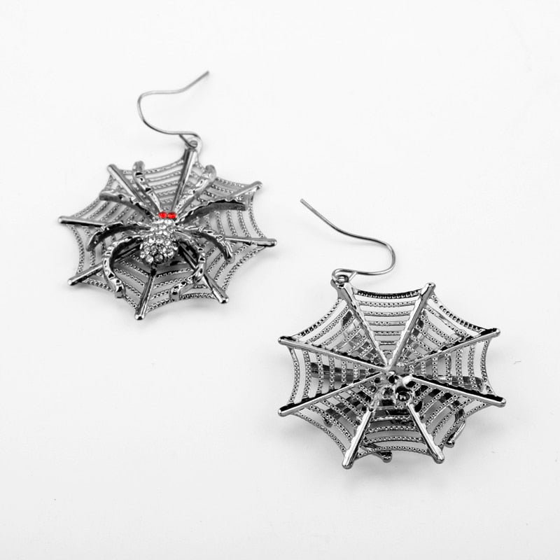 Spider Red Eyes Dangle Earrings for Girls Women Birthday Gift Lovely Jewelry