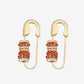 26 Styles Safety Pin Small Alloy Tassel Pin Drop Earrings Fashion Women Summer