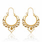 28 Styles Vintage Boho Geometric Carved Hoop Earrings Women Gifts Earring Cute