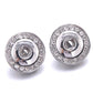 Rhinestone Button Stud Earrings for Fashion Stylish Jewelry Drop Earrings