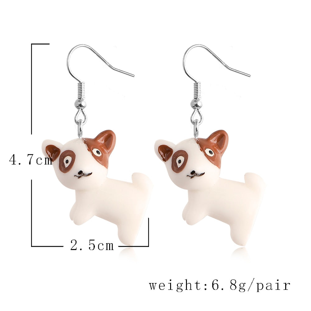 Funny Dog Drop Earrings Women Travel Fashion Cartoon Earrings Creative Jewelry