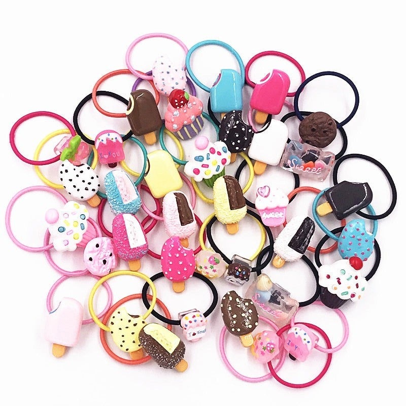 58 Styles 1PCS Girls Hairbands Kids Elastics Rubber Head Bands Hair Rope