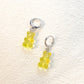 26 Styles Rhinestone Resin Bear Lady Cute Dangle Earrings for Women Jewelry