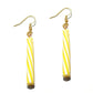 Yellow Caramel Stick Drop Earrings Cartoon Art Women Party Jewelry Ear Fashion