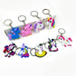11 Styles Colorful Magic Unicorn Keychain Cute Key Holder Cartoon Keyring