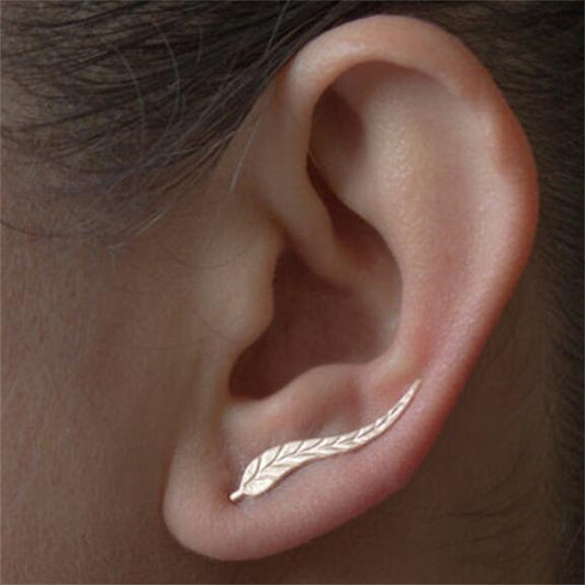 Wheat Grass Stud Earrings Women Fashion Jewelry Party Wedding Earrings Gift