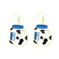 Milk Gallon Drop Earrings Cartoon Ear Pendants Accessories Women Art Jewelry