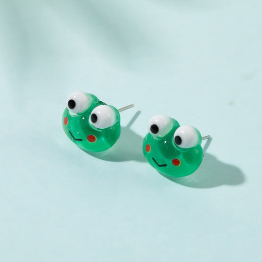 Frog Duck Stud Earrings Wedding Party Birthday Gift Jewelry Cute Earrings