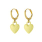 29 Styles Checkerboard Heart Lock Dangle Earrings Fashion Party Girls Pendant