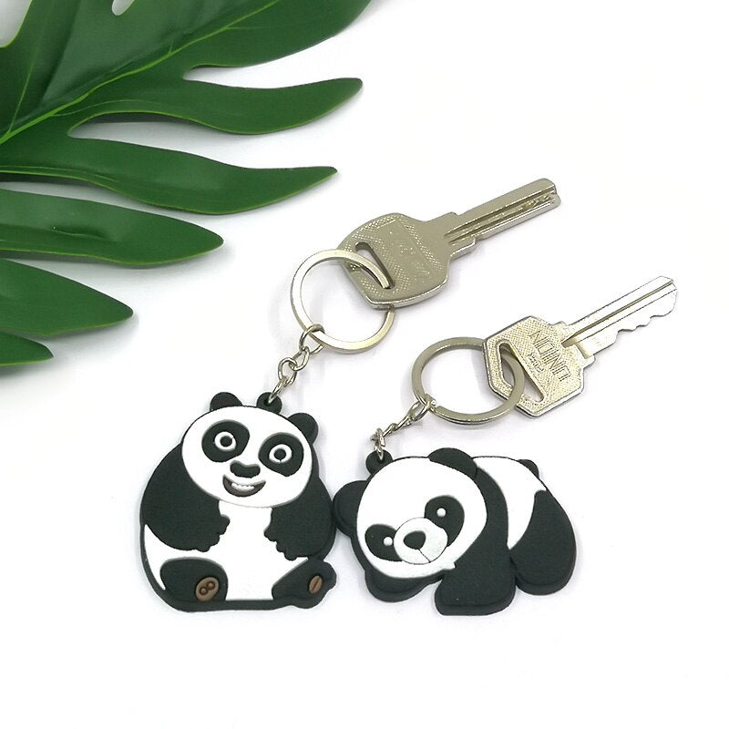 16 Styles dog pig panda Koala bee dolphin pattern Keychain Cartoon Key Holder