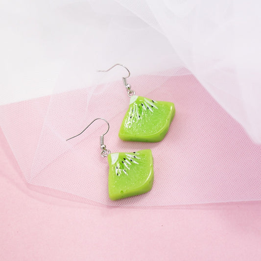 Kiwi Dangle Earrings Fashion Party Girls Pendant Earrings Women Jewelry