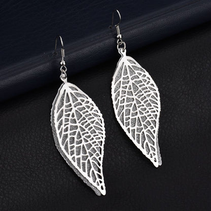 Leaf Dangle Earrings Fashion Party Girls Pendant Earrings Women Jewelry