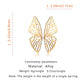 Hollow Butterfly Wings Stud Earring Wedding Party Birthday Gift Jewelry Cute