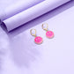 Pink Smile Pendant Drop Dangle Earrings Women Girl Fashion Trendy Jewelry
