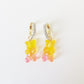 26 Styles Rhinestone Resin Bear Lady Cute Dangle Earrings for Women Jewelry