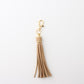 19 Colors PU Leather Tassel Keychain Cartoon Key Holder Car handbag Keyring Gift